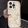 Luxury Striped Pattern Soft Phone Case for iPhone 2