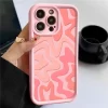 Luxury Striped Pattern Soft Phone Case for iPhone 4