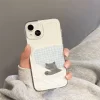 Dog Cat Couple Case – Cute Cartoon Animal Shockproof Soft Cover for iPhone 5