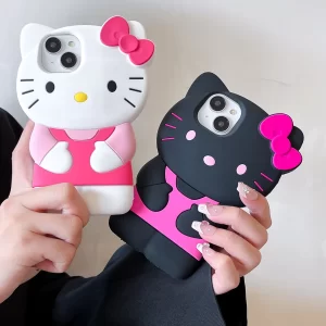 Color Bowknot Hello Kitty Case 1