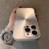 Luxury Laser Aurora CD Pattern Matte Case for iPhone 16, 15, 14, 13, 12, 11 Pro Max 2