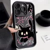 Little Black Cat Couple Cartoon Phone Case for iPhone 2