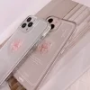 Cute 3D Crystal Bow Love Heart Clear Case for iPhone 16, 15, 14, 13, 12, 11 Pro Max 5