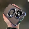 Luxury Transparent MagSafe Case for iPhone 16, 15, 14, 13, 12, 11 Pro Max 5