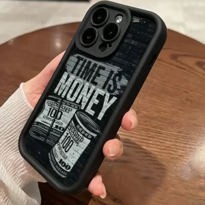 Fashion US Dollar Print Soft Silicone Phone Case for iPhone 1