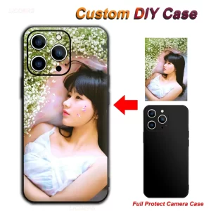 Custom Matte DIY Case – Personalized Photo Soft Cover for iPhone 1