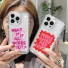 Colorful Maximalist More Amor Por Favor Case for iPhone – Soft Transparent Cover 3