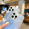 Laser Silver Gradient Case for iPhone – Luxury Soft Silicone Cover 4