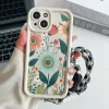 Wrist Chain Lanyard Case – Cute Flower Hand Strap TPU Cover for iPhone 6