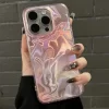 Laser Dazzling Water Ripple Case – Glitter Shockproof Soft Cover for iPhone 3