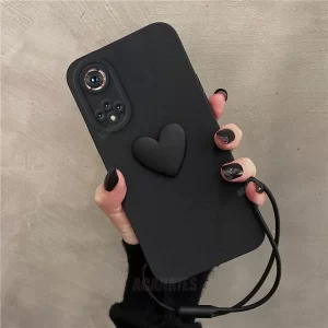 Cute 3D Love Heart Silicone Case for Huawei Honor & Nova Series 1